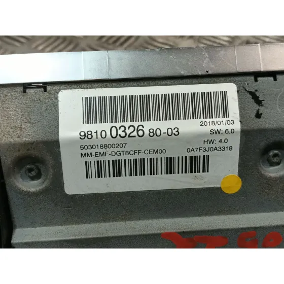Pantalla / Mando Multifuncion para Peugeot 3008 Ii Suv (Mc_, Mr_, Mj_, M4_)