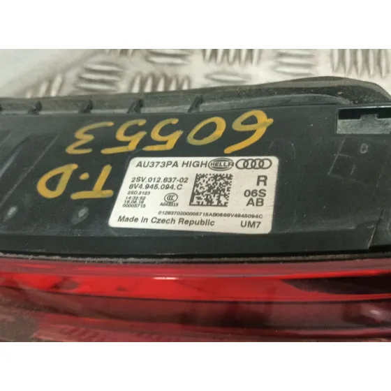 Piloto Trasero Derecho Interior para Audi A3 Sportback (8Va, 8Vf)