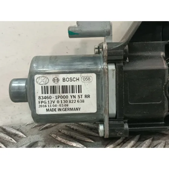 Motor Elevalunas Trasero Derecho para Hyundai Ix20 (Jc)