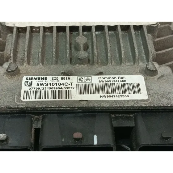 Centralita Motor Uce para Peugeot 307 (3A/C)