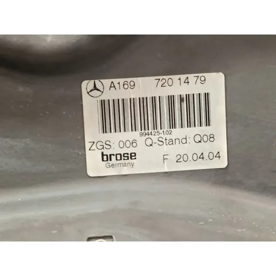 Elevalunas Delantero Derecho para Mercedes-Benz Clase A (W169)