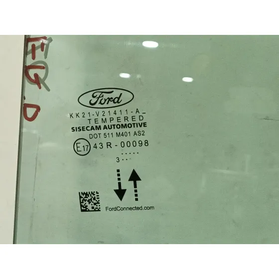 Luna Delantera Izquierda para Ford Transit Custom V362 Furgoneta (Fy, Fz)