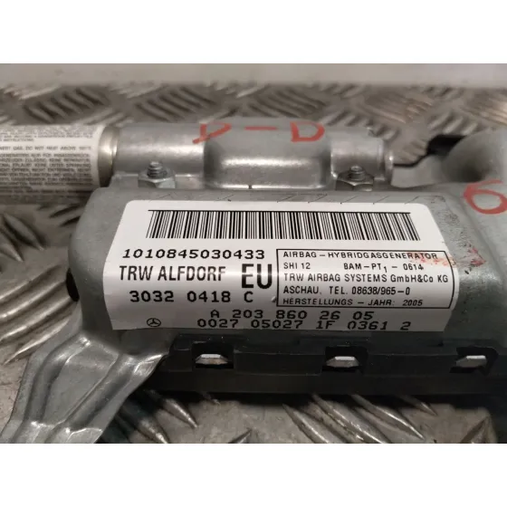 Airbag Lateral Delantero Derecho para Mercedes-Benz Clase C (W203)