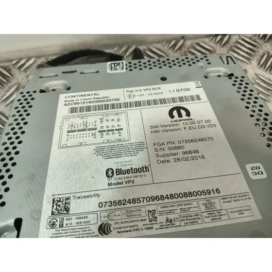 Pantalla Multifuncion para Fiat 500 (312)