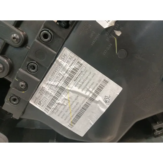 Guarnecido Puerta Trasera Derecha para Seat Leon (5F1)