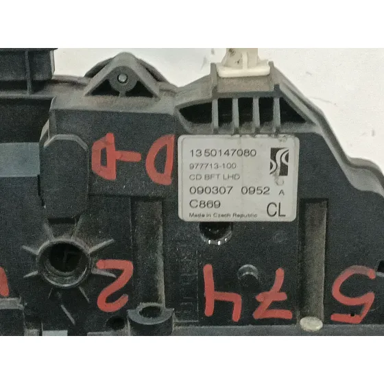 Cerradura Puerta Delantera Derecha para Fiat Ducato Caja Cerrada, Techo Elevado 30 (06.2006)