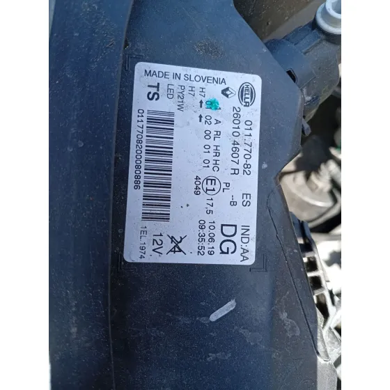 Faro Derecho para Renault Kadjar (Ha_, Hl_)