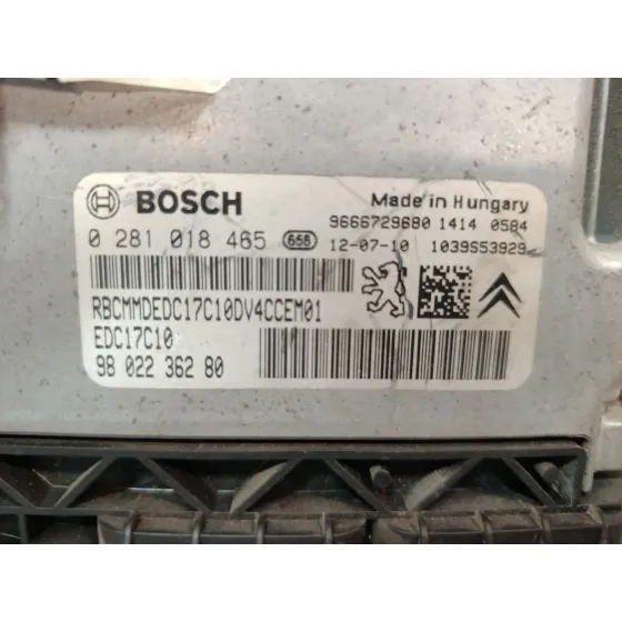 Centralita Motor Uce para Citroën C3 Ii (Sc_)