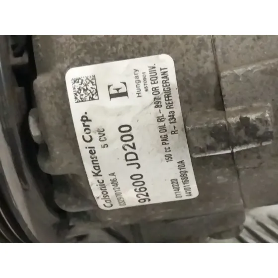 Compresor Aire Acondicionado para Nissan Qashqai I (J10, Nj10)