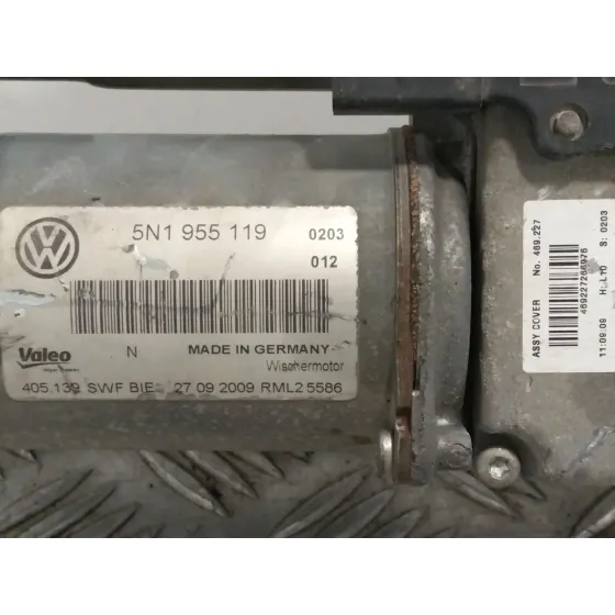 Motor Limpia Delantero para Volkswagen Tiguan (5N1)