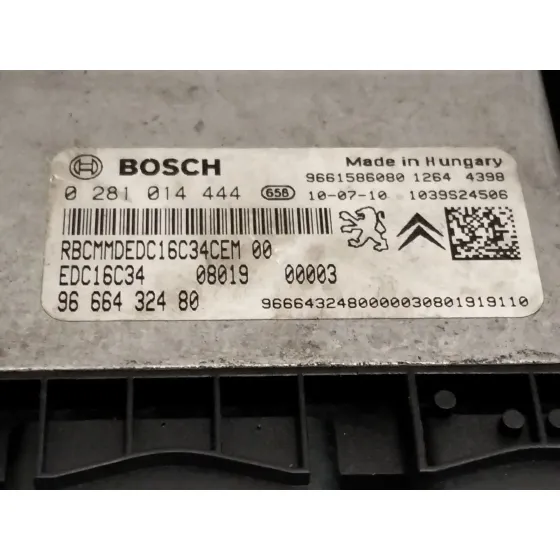 Centralita Motor Uce para Peugeot Bipper (Aa_)