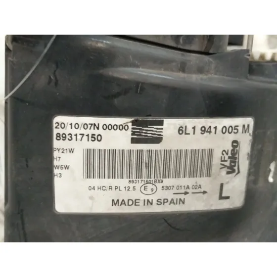 Faro Izquierdo para Seat Ibiza Iii (6L1)