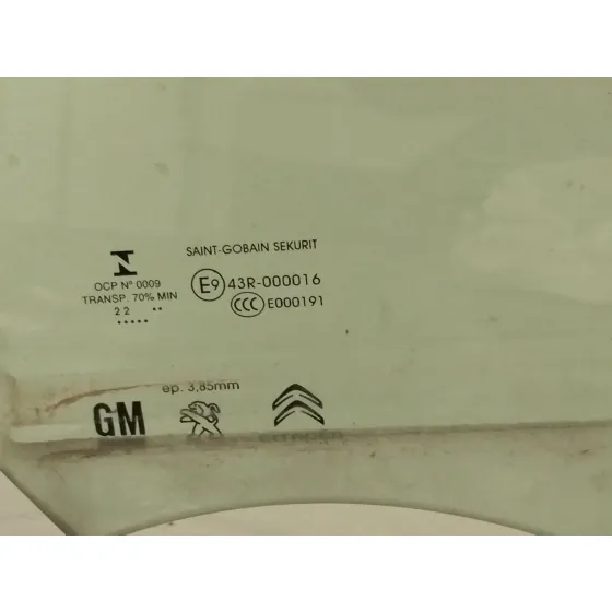 Luna Delantera Izquierda para Citroën Berlingo Furgoneta/Monovolumen (K9)