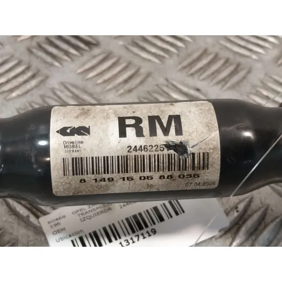 Transmision Delantera Izquierda para Opel Zafira / Zafira Family B (A05)