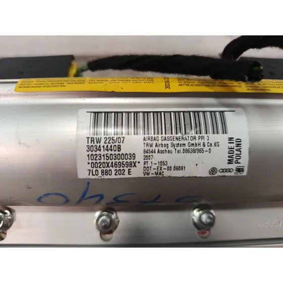 Airbag Delantero Derecho para Volkswagen Touareg (7L6)