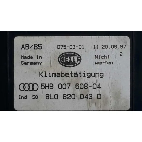 Mando Climatizador para Audi A4 Avant (B5)