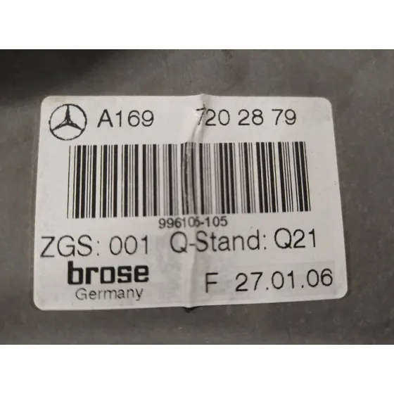 Elevalunas Delantero Derecho para Mercedes-Benz Clase B (W245)