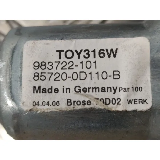 Elevalunas Delantero Izquierdo para Toyota Yaris (Ksp9/Scp9/Nlp9)