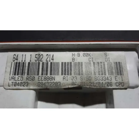 Mando Climatizador para Bmw Mini (R50,R53)
