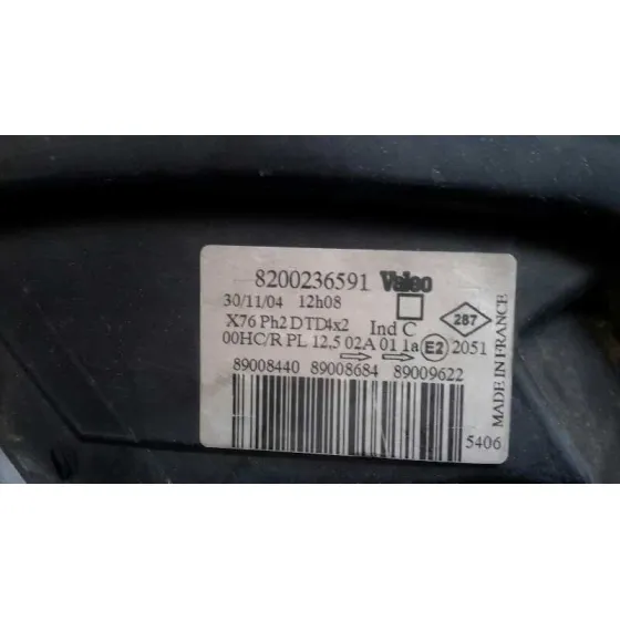 Faro Derecho para Renault Kangoo (F/Kc0)