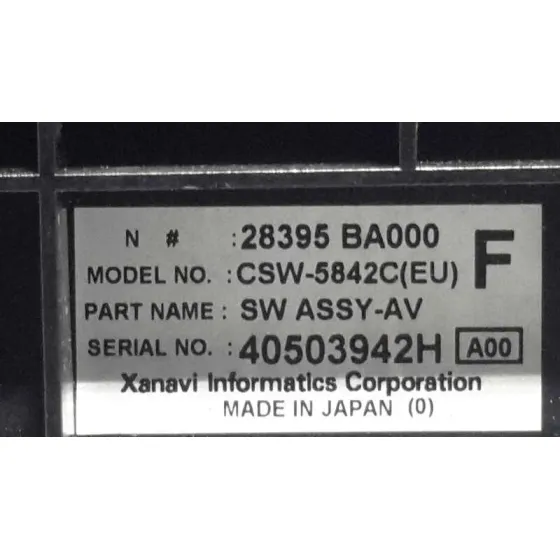 Mando Climatizador para Nissan Primera Berlina (P12)