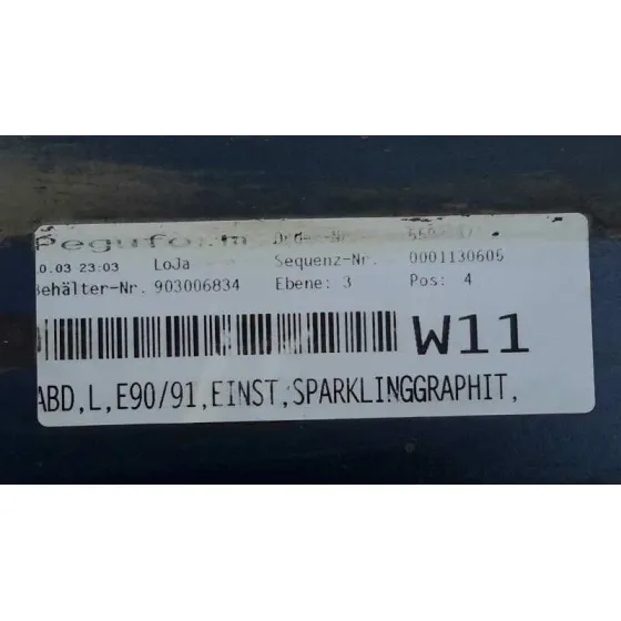 Talonera Izquierda para Bmw Serie 3 Berlina (E90)