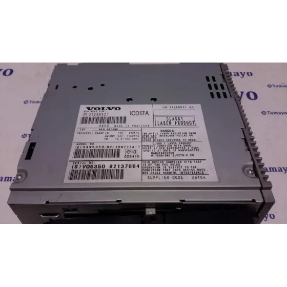 Sistema Audio / Radio Cd para Volvo S40 Berlina