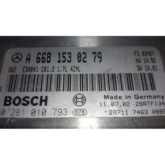 Centralita Motor Uce para Mercedes-Benz Clase A (W168)