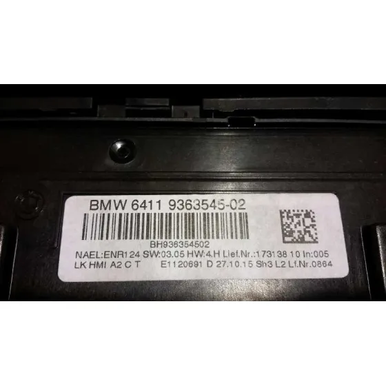 Mando Climatizador para Bmw Serie 3 Lim. (F30)