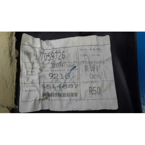 Tapizado Puerta Trasero Derecho para Bmw Mini (R50,R53)