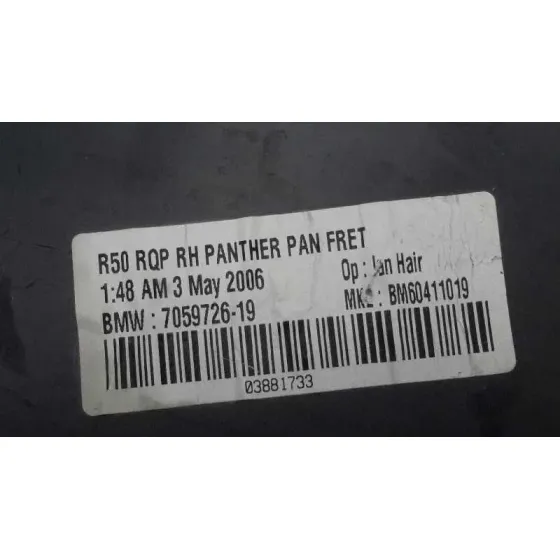 Tapizado Puerta Trasero Derecho para Bmw Mini (R50,R53)