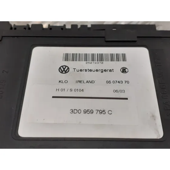 Motor Elevalunas Trasero Izquierdo para Volkswagen Touareg (7La)