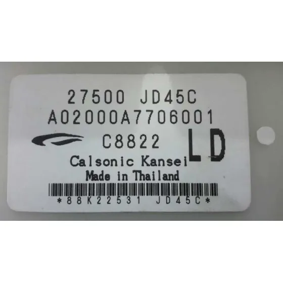 Mando Climatizador para Nissan Qashqai (J10)