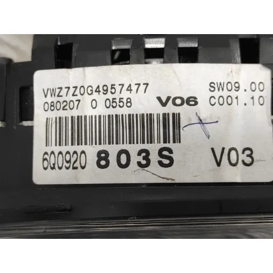Cuadro Instrumentos para Volkswagen Polo (9N3)