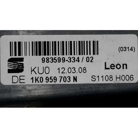 Elevalunas Trasero Izquierdo para Seat Leon (1P1)