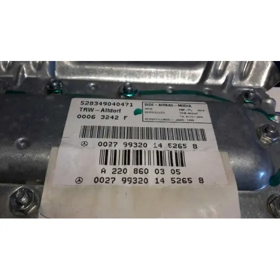 Airbag Lateral Trasero Izquierdo para Mercedes-Benz Clase S (W220) Berlina