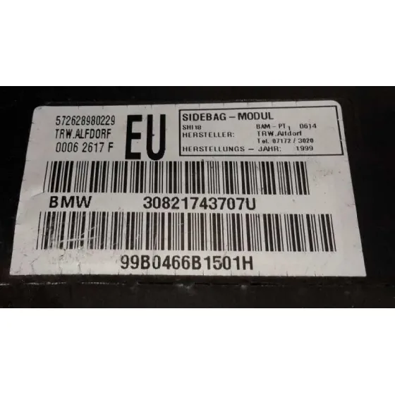 Airbag Lateral Delantero Izquierdo para Bmw Serie 3 Berlina (E46)