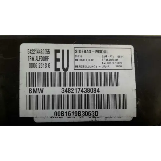 Airbag Lateral Delantero Derecho para Bmw Serie 3 Berlina (E46)