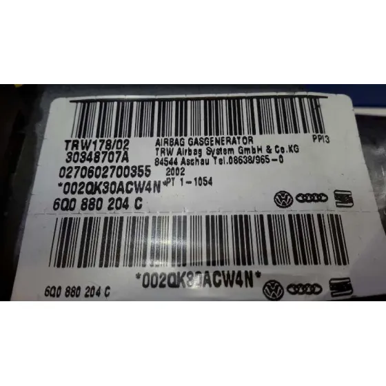 Airbag Delantero Derecho para Volkswagen Polo (9N1)