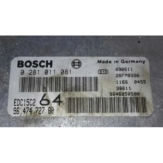 Centralita Motor Uce para Peugeot 307 (S1)