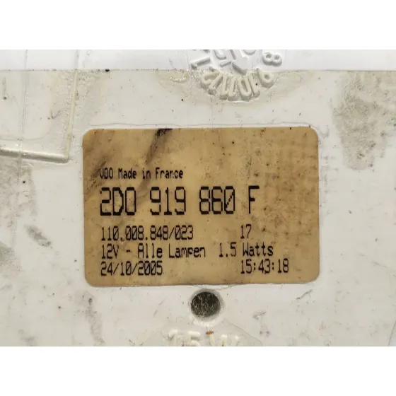 Cuadro Instrumentos para Volkswagen Lt Caja Cerrada / Combi (Mod. 1997)