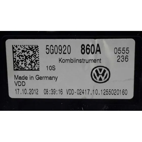 Cuadro Instrumentos para Volkswagen Golf Vii Lim.