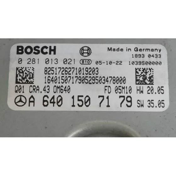 Centralita Motor Uce para Mercedes-Benz Clase A (W169)