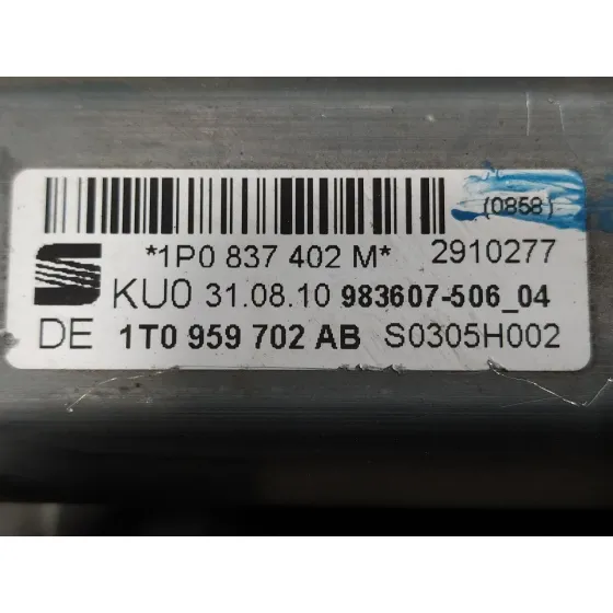 Elevalunas Delantero Derecho para Seat Leon (1P1)