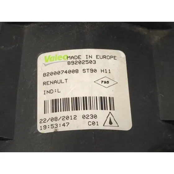 Faro Antiniebla Izquierdo para Renault Megane Iii Berlina 5 P