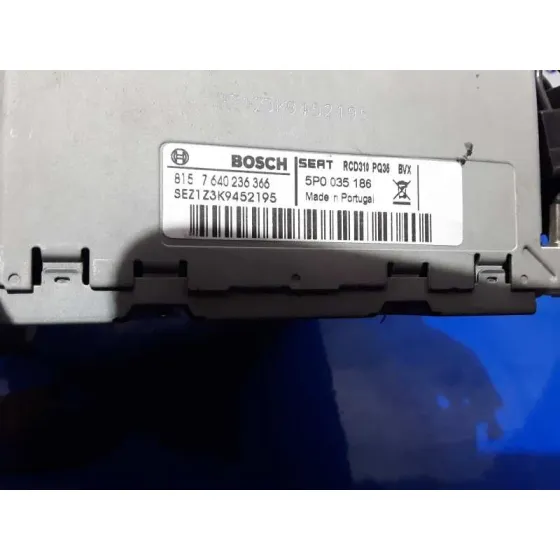 Sistema Audio / Radio Cd para Seat Leon (1P1)