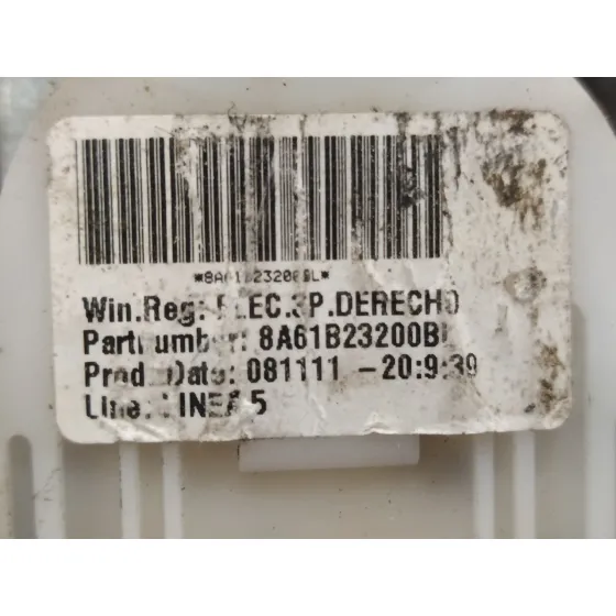 Elevalunas Delantero Derecho para Ford Fiesta (Cb1)