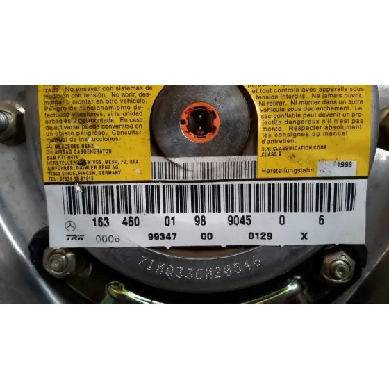 Airbag Delantero Izquierdo para Mercedes-Benz Clase M (W163)