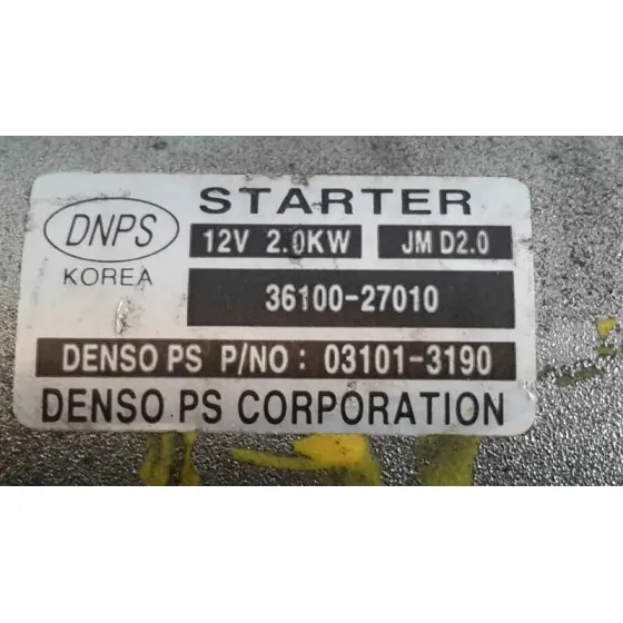 Motor Arranque para Hyundai Sonata (Nf)