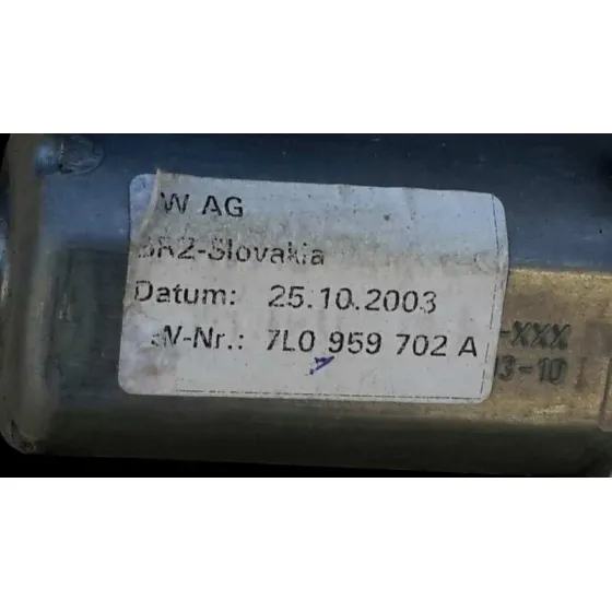 Elevalunas Delantero Derecho para Porsche Cayenne (Typ 9Pa)